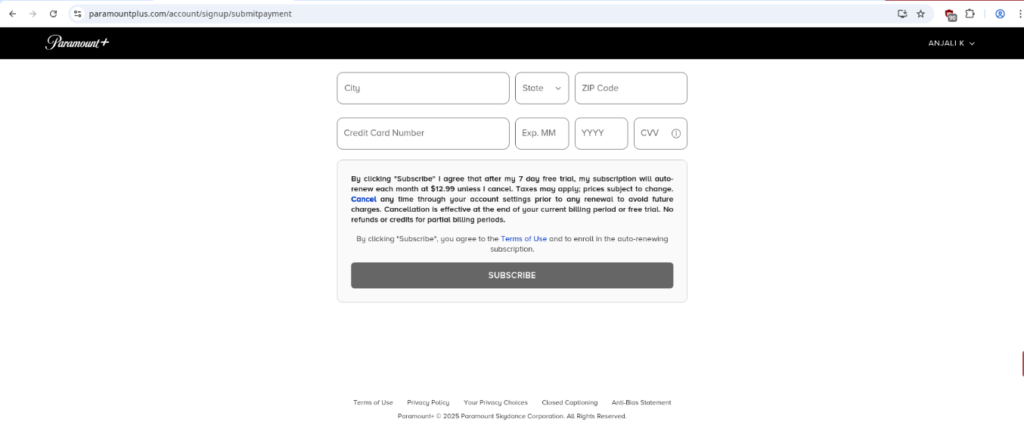 Confirm Payment Details
