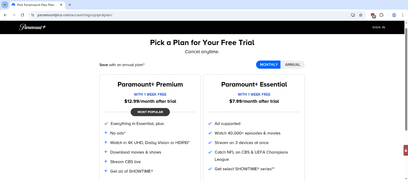 Paramount Plus Free Trial (2026) Try It For 7 Days