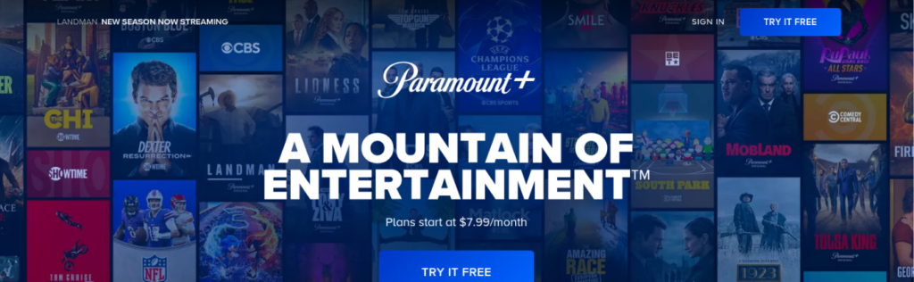 paramount Plus Official Website